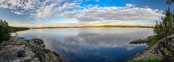 Campsite on Joey Lake.