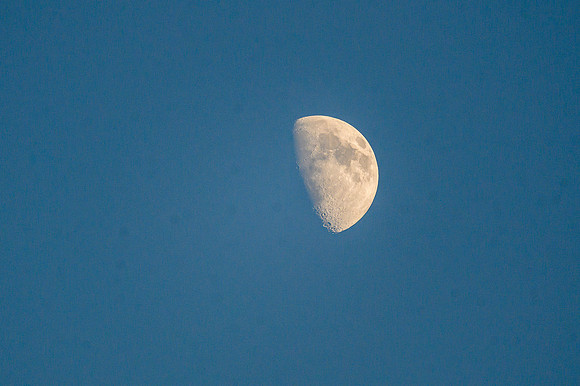 Moonrise over Crystal Lake.