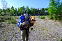 Getting ready to do the first portage.