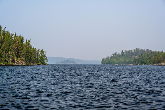 Paddling Dirks Lake.