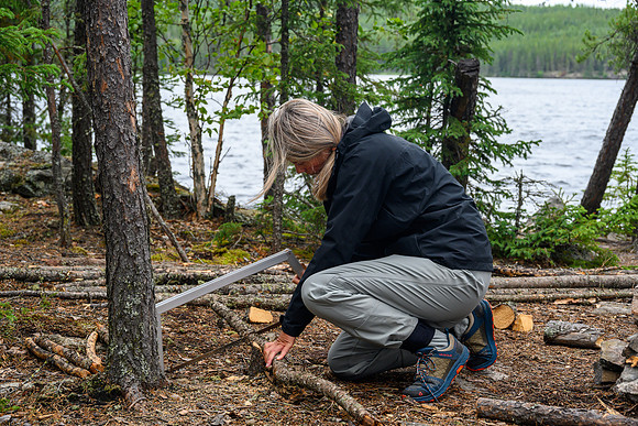 Camp on Minuhik Lake.