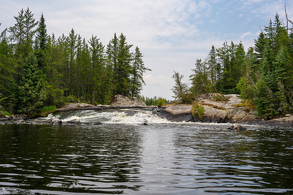 Falls on the Drinking River between Rink and Soroski Lake.