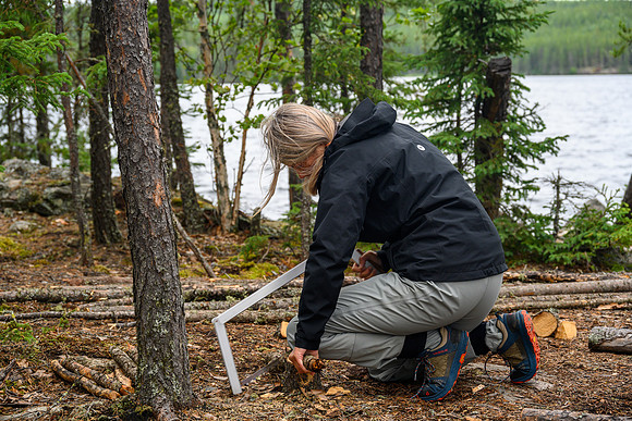 Camp on Minuhik Lake.