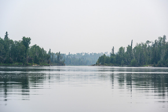 Continuing down the Churchill River out of Drope Lake towards Frog Narrows.