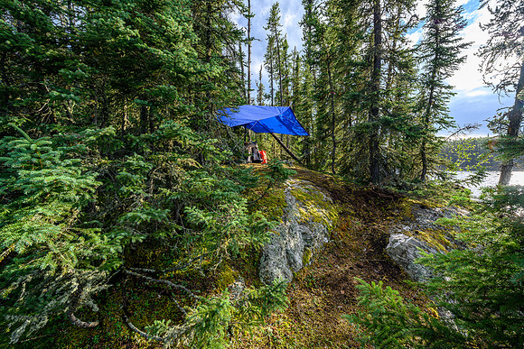 "Sunrise camp" on Robertson Lake.