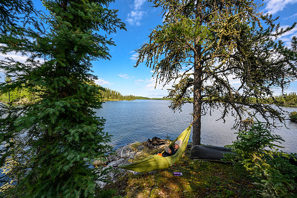 "Sunrise camp" on Robertson Lake.