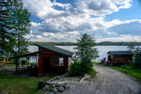 CRCO's dock and equipment base on Otter Lake.