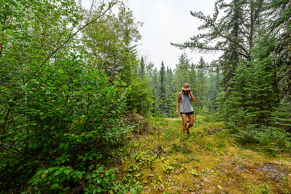 Exploring an old uranium mine site from the 1950's on Drope Lake.