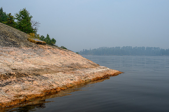 Drope Lake name plaque.