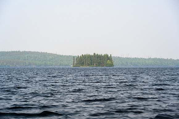 Paddling Dirks Lake.
