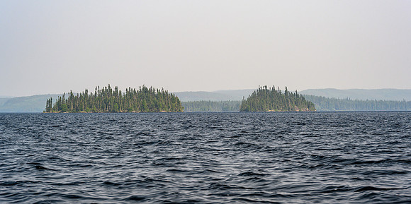Paddling Dirks Lake.