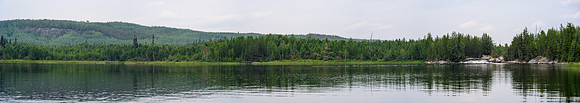 Approaching falls between Rink and Soroski Lake (R).