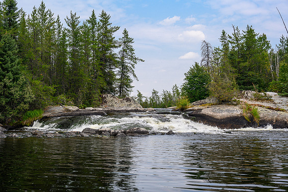 Falls on the Drinking River between Rink and Soroski Lake.