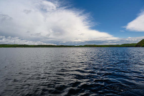 The north end of Wapassini Lake.