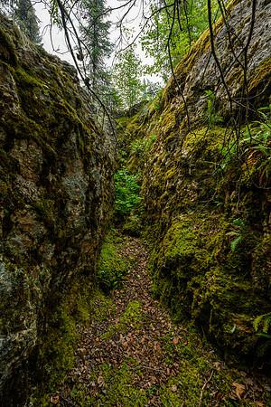 Exploring an old uranium mine site from the 1950's on Drope Lake.