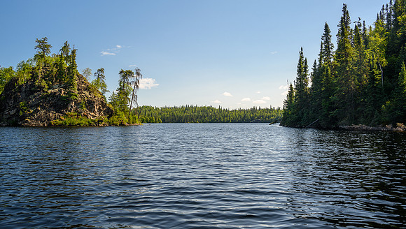 Lake Trout alley on Solymos Lake.