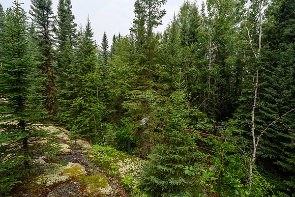 Exploring an old uranium mine site from the 1950's on Drope Lake.