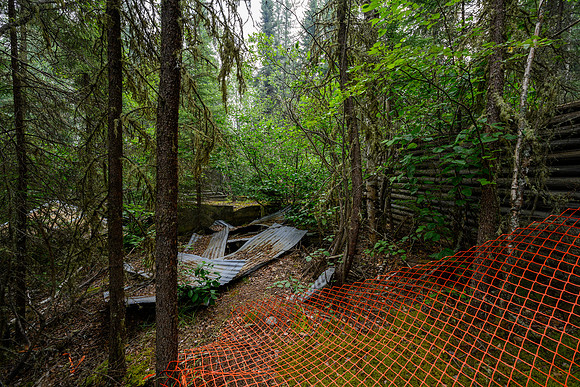 Exploring an old uranium mine site from the 1950's on Drope Lake.