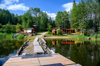 CRCO's dock and equipment base on Otter Lake.
