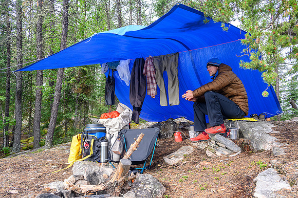 Camp on Minuhik Lake.