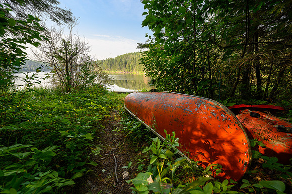 A great portage between Pitching and Boland Lake.