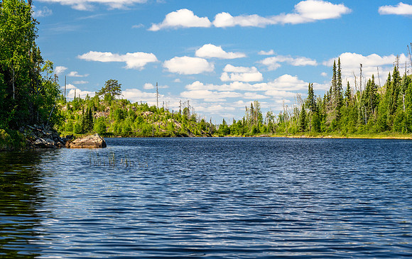 Unnamed lake between Settee and Colin Lake.