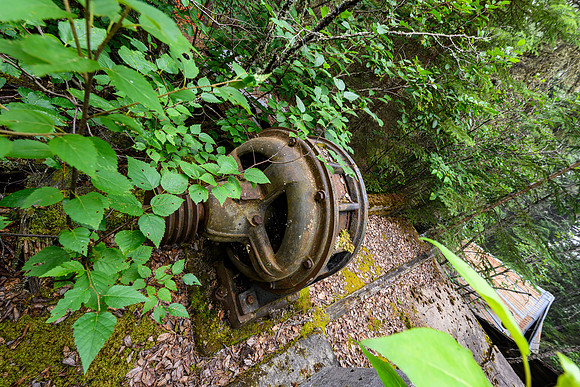 Exploring an old uranium mine site from the 1950's on Drope Lake.