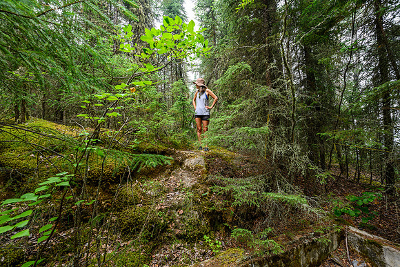 Exploring an old uranium mine site from the 1950's on Drope Lake.