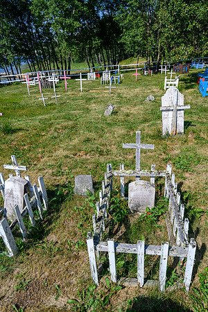 Old graves, many of them from very young people as young as 3 days old!