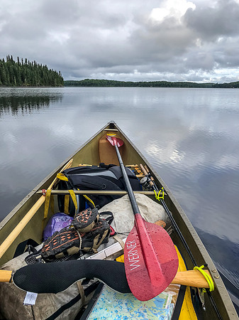 Paddling Douglas Lake.