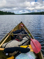 Paddling Hatchet Lake.