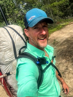 A selfie before heading back out into the wild.