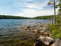 Campsite on Crystal Lake.
