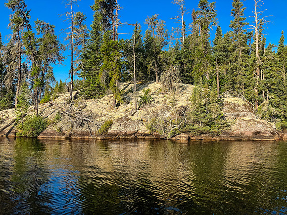 Morning paddle on Page Lake.
