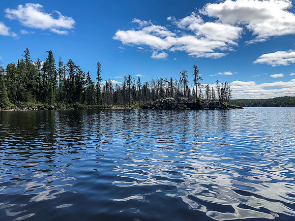 Paddling Page Lake.
