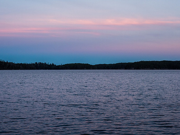Evening on Page Lake.