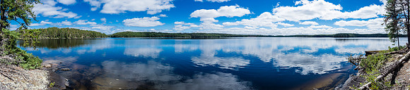Campsite on Page Lake.