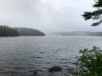 Storms blow through camp again on Sunday.