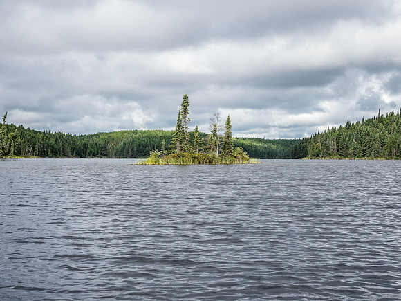 Paddling Hatchet Lake.