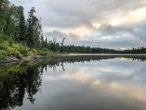 Entering Douglas Creek out of Onnie Lake.