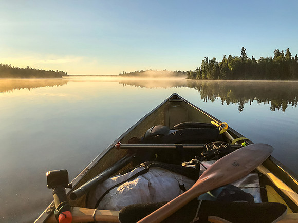 Early morning paddle on Telescope Lake.