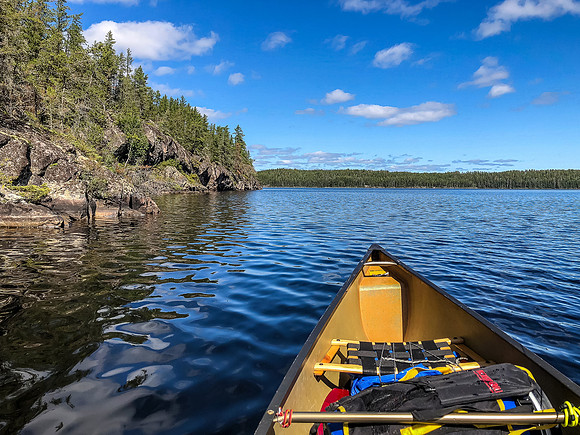 Paddling Page Lake.