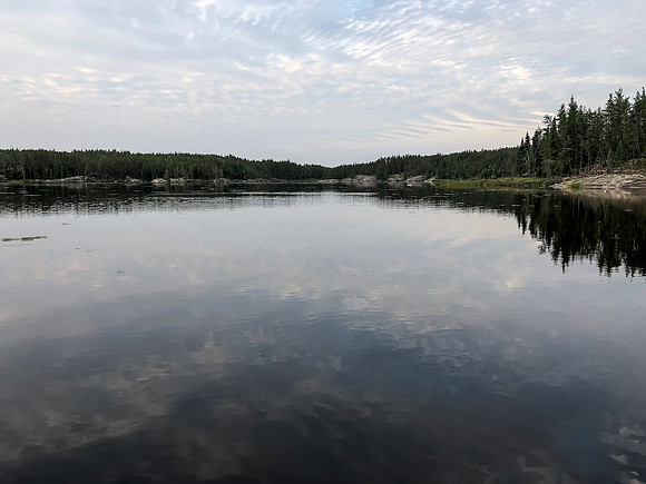 The unnamed lake between Bell and Page Lake.