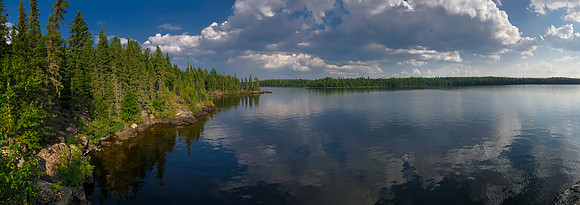 Campsite on Telescope Lake.