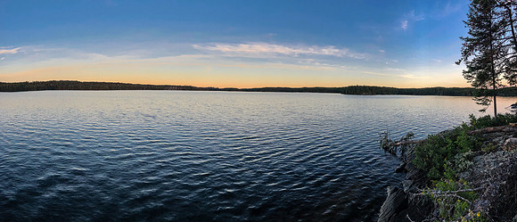 Evening on Page Lake.