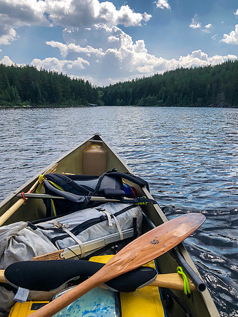 Paddling Lac Lammont
