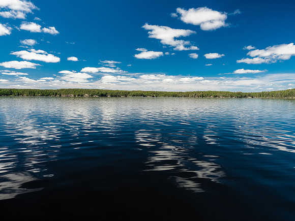 Paddling Page Lake.
