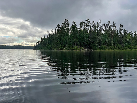 Paddling Douglas Lake.