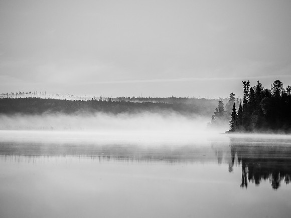 Early morning paddle on Telescope Lake.