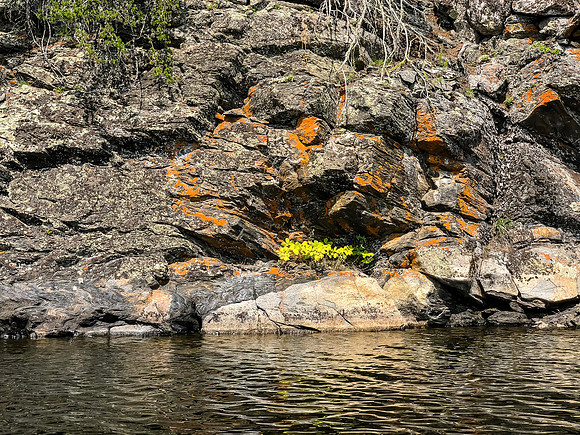 Paddling Embryo Lake.